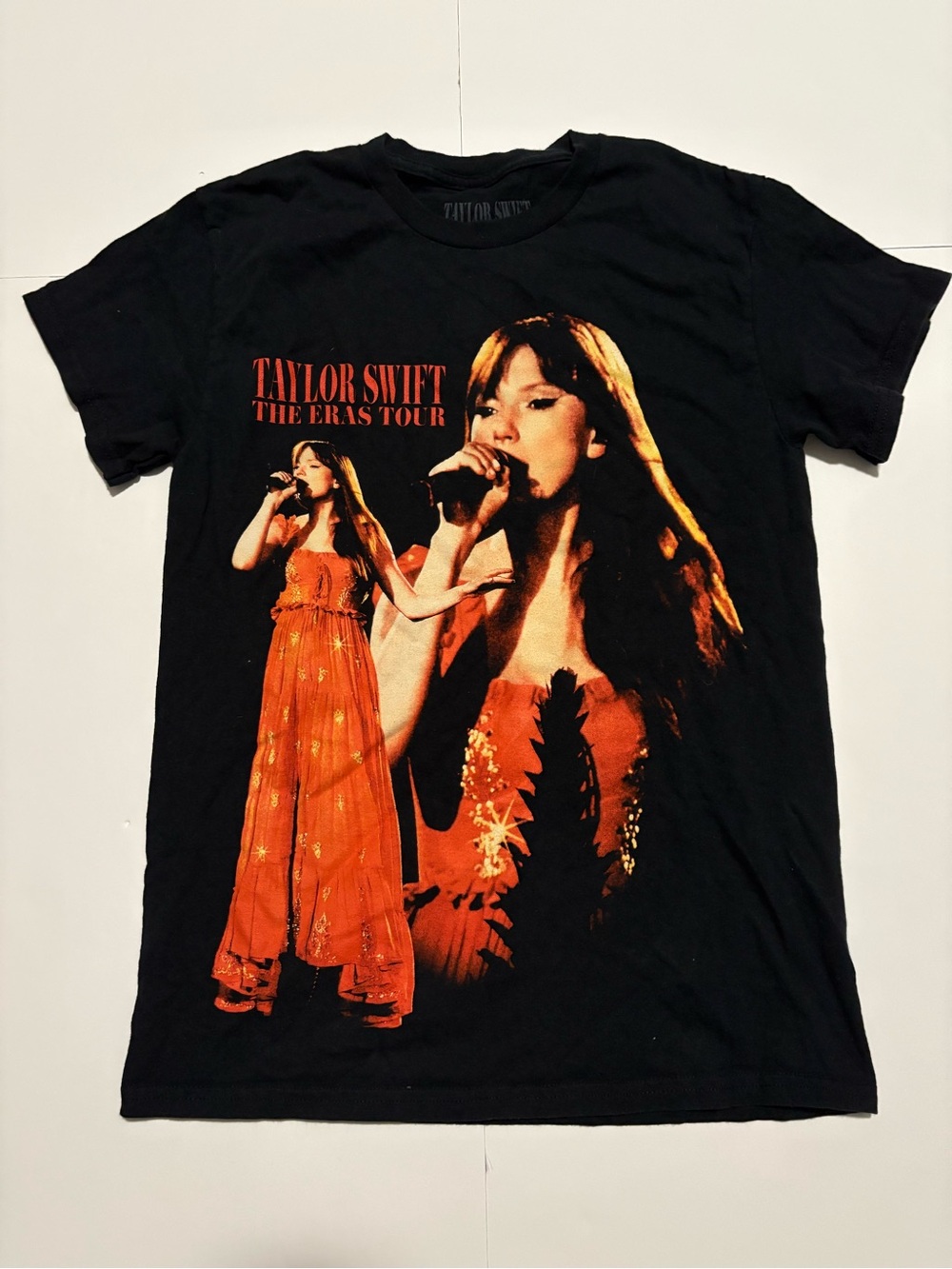 Taylor Swift The Eras Tour 2023 2024 Graphic Tee Black Small
